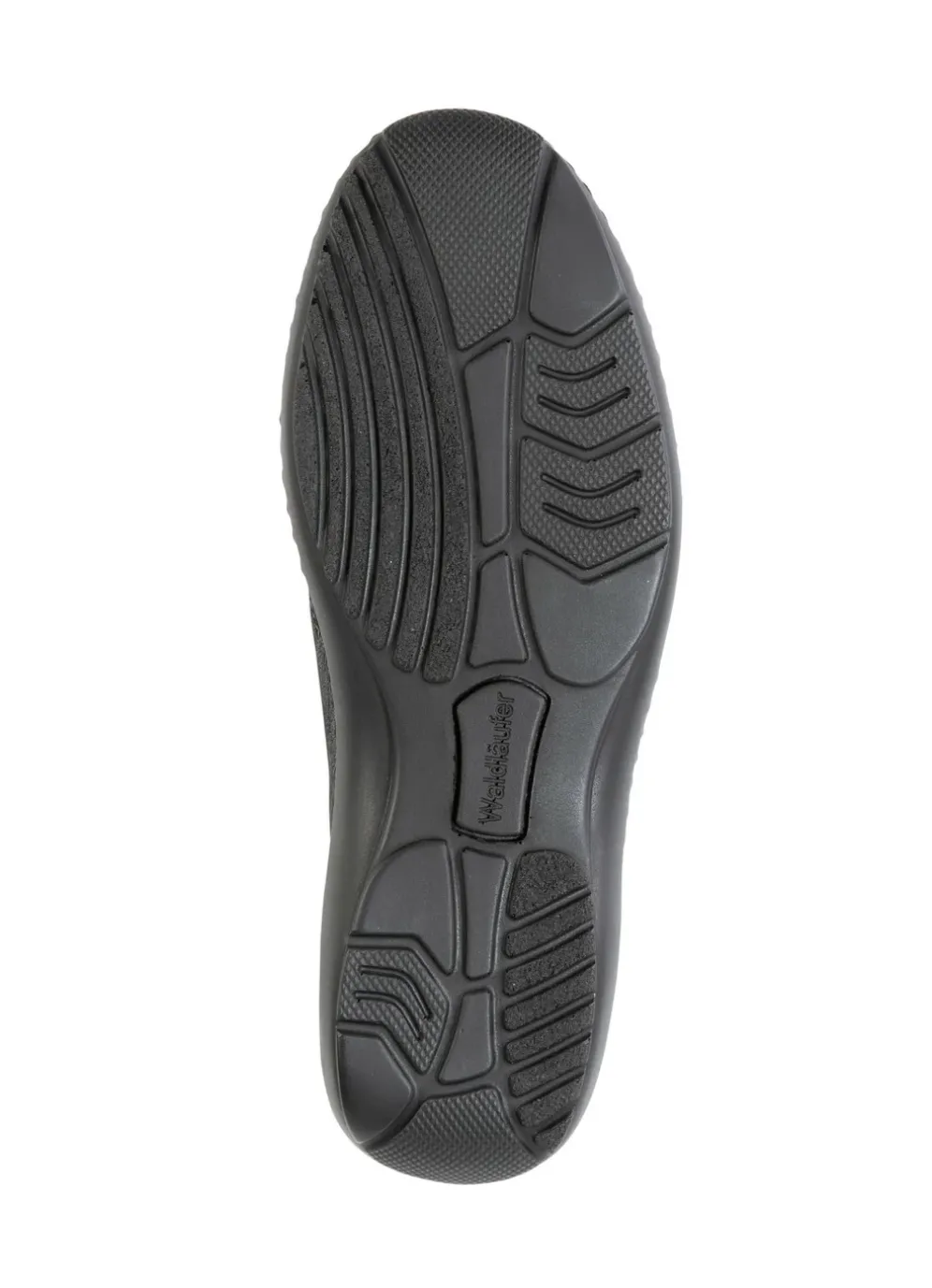 Waldläufer, komfortable Damen-Slipper, Weite K, mit herausnehmbarem Fußbett