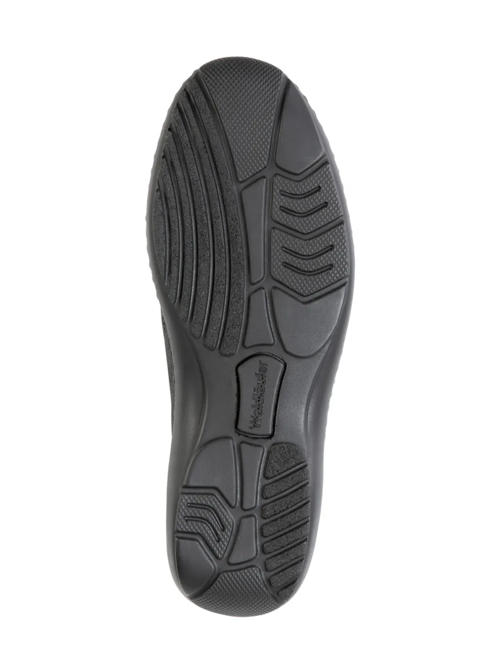 Waldläufer, komfortable Damen-Slipper, Weite K, mit herausnehmbarem Fußbett