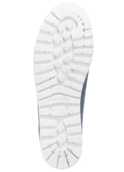 Waldläufer Mokassin-Slipper mit bunten Glitzersteinchen besetzt