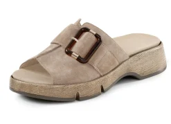 Waldläufer Pantolette mit Zier-Schließe