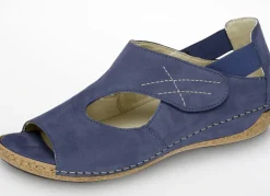 Waldläufer Sandale aus edlem Rind-Nubukleder