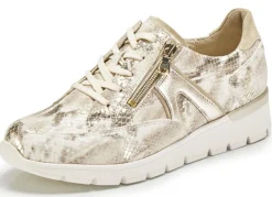 Waldläufer Schnürschuh aus interessantem Materialmix