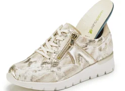 Waldläufer Schnürschuh aus interessantem Materialmix