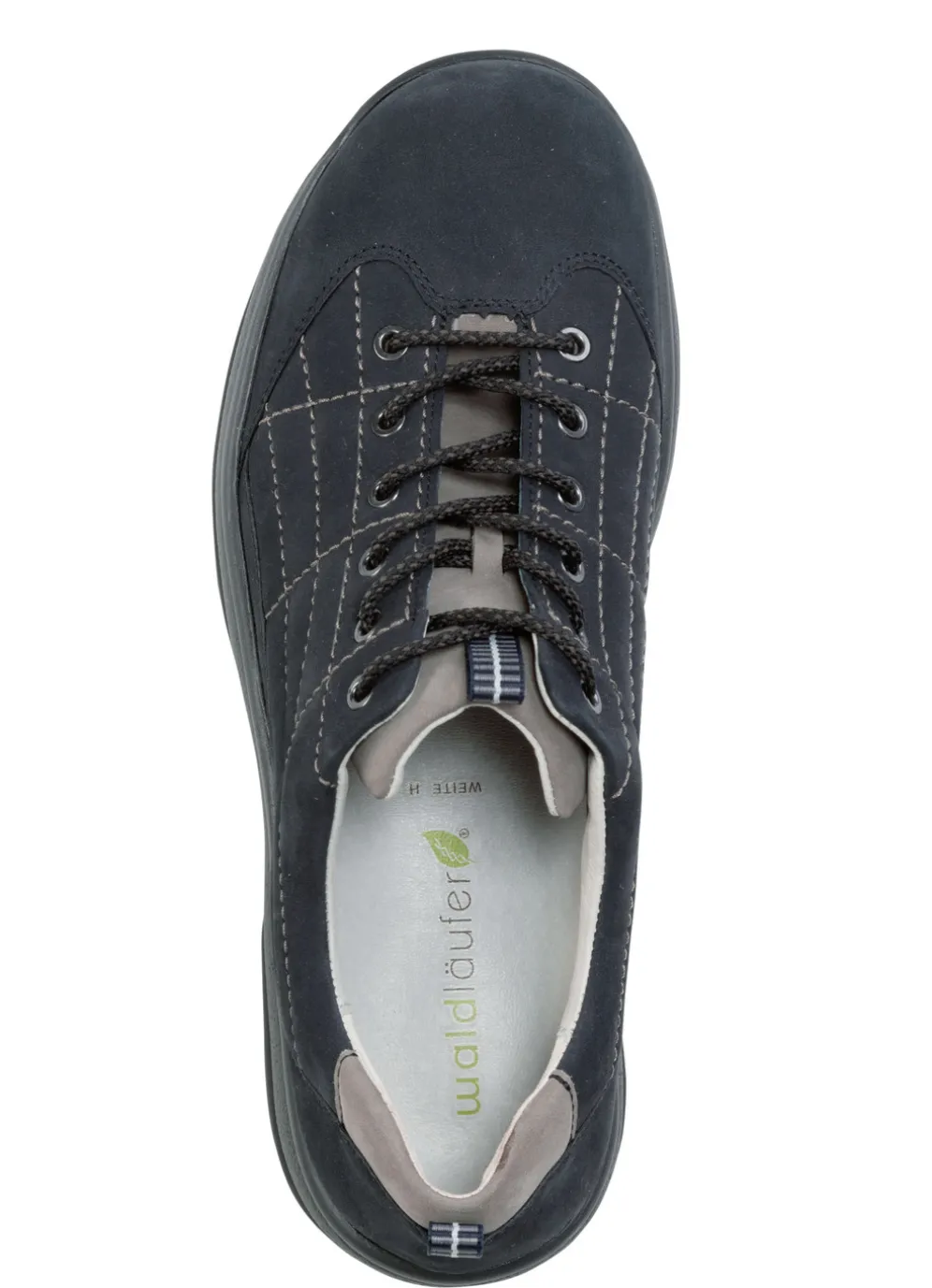 Waldläufer Schnürschuh aus Rind-Nubukleder