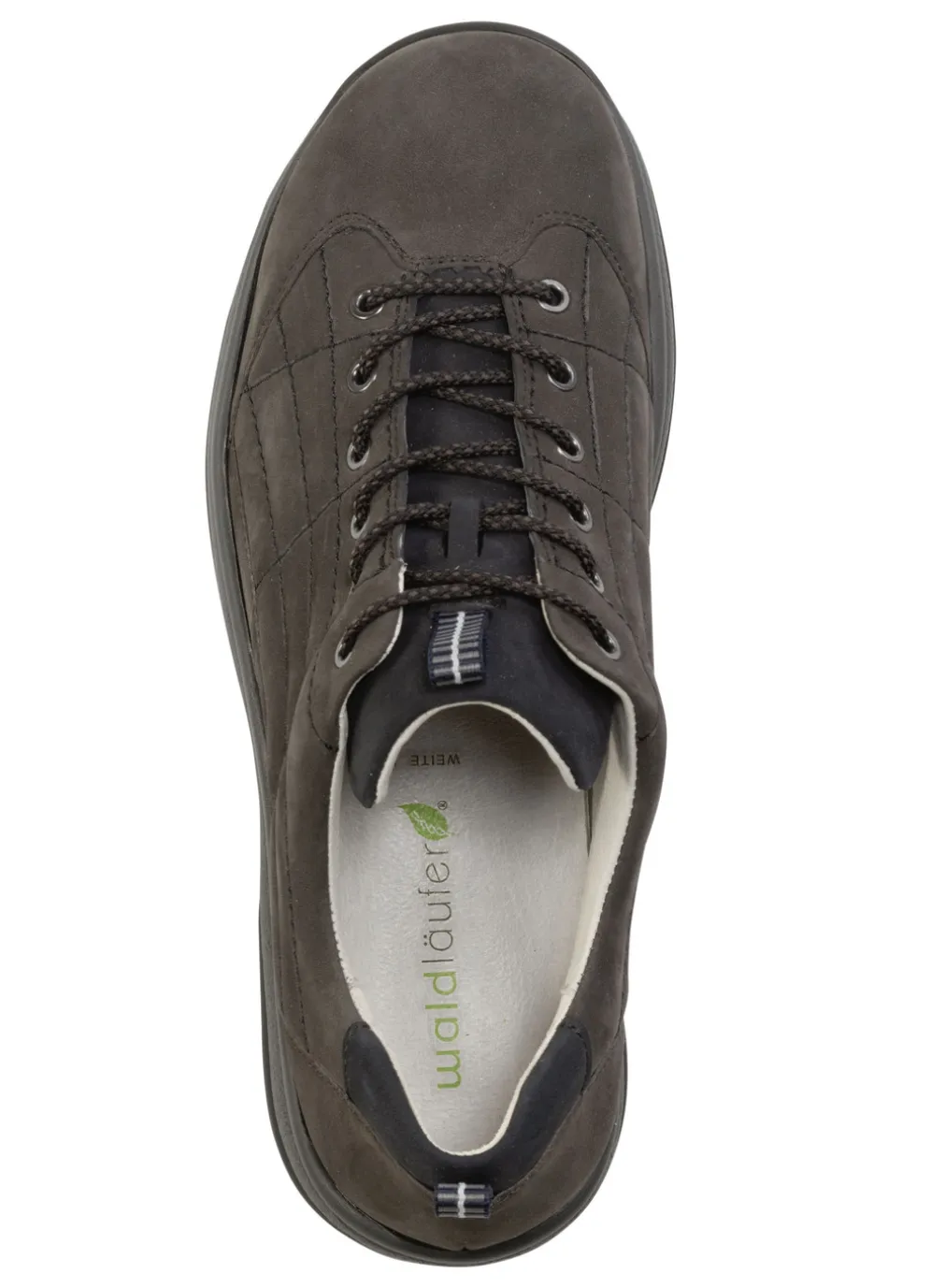 Waldläufer Schnürschuh aus Rind-Nubukleder