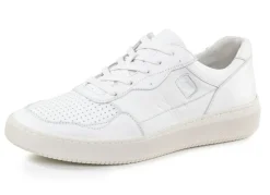 Waldläufer Schnürschuh aus genarbtem Nappaleder