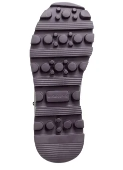 Waldläufer Schnür-Sneaker mit buntem Textilmaterial kombiniert