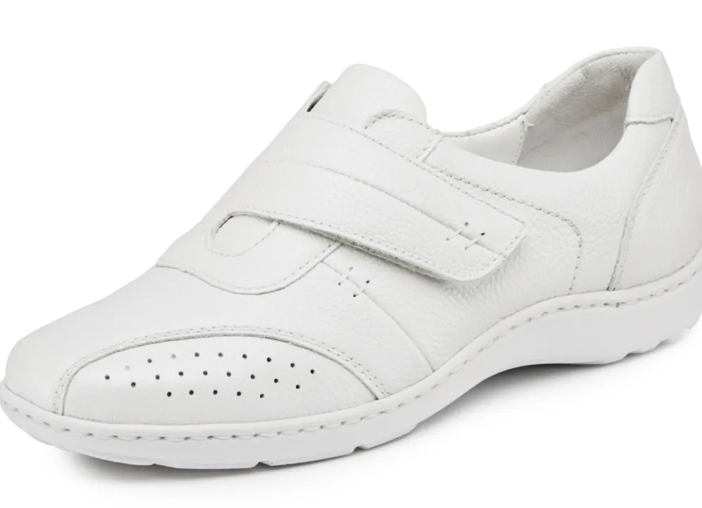 Waldläufer Slipper mit praktischem Klettverschluss