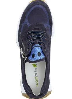 Waldläufer Sneaker mit frecher Glitzer-Applikation