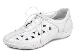 Waldläufer, sommerliche Damen-Schnürschuhe, Weite H, mit herausnehmbarem Fußbett