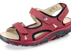 Waldläufer, sportliche Damen-Sandalen, Weite H, mit herausnehmbarem Fußbett