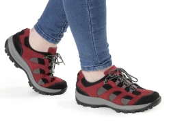 Waldläufer, sportliche Damen-Schnürschuhe, Weite H, mit herausnehmbarem Fußbett