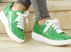 Waldläufer, trendige Damen-Schnürschuhe, Weite H, mit herausnehmbarem Fußbett