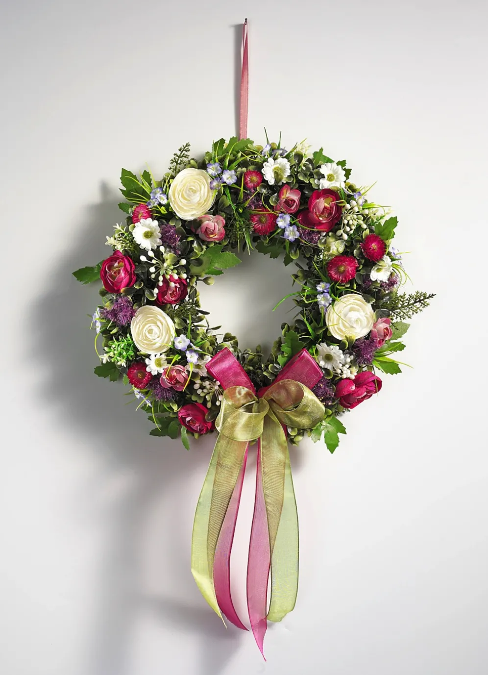 Wandkranz mit Ranunkeln