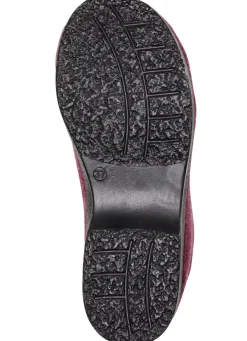 Warme Damen-Hausschuhe, Weite H, mit Reißverschluss