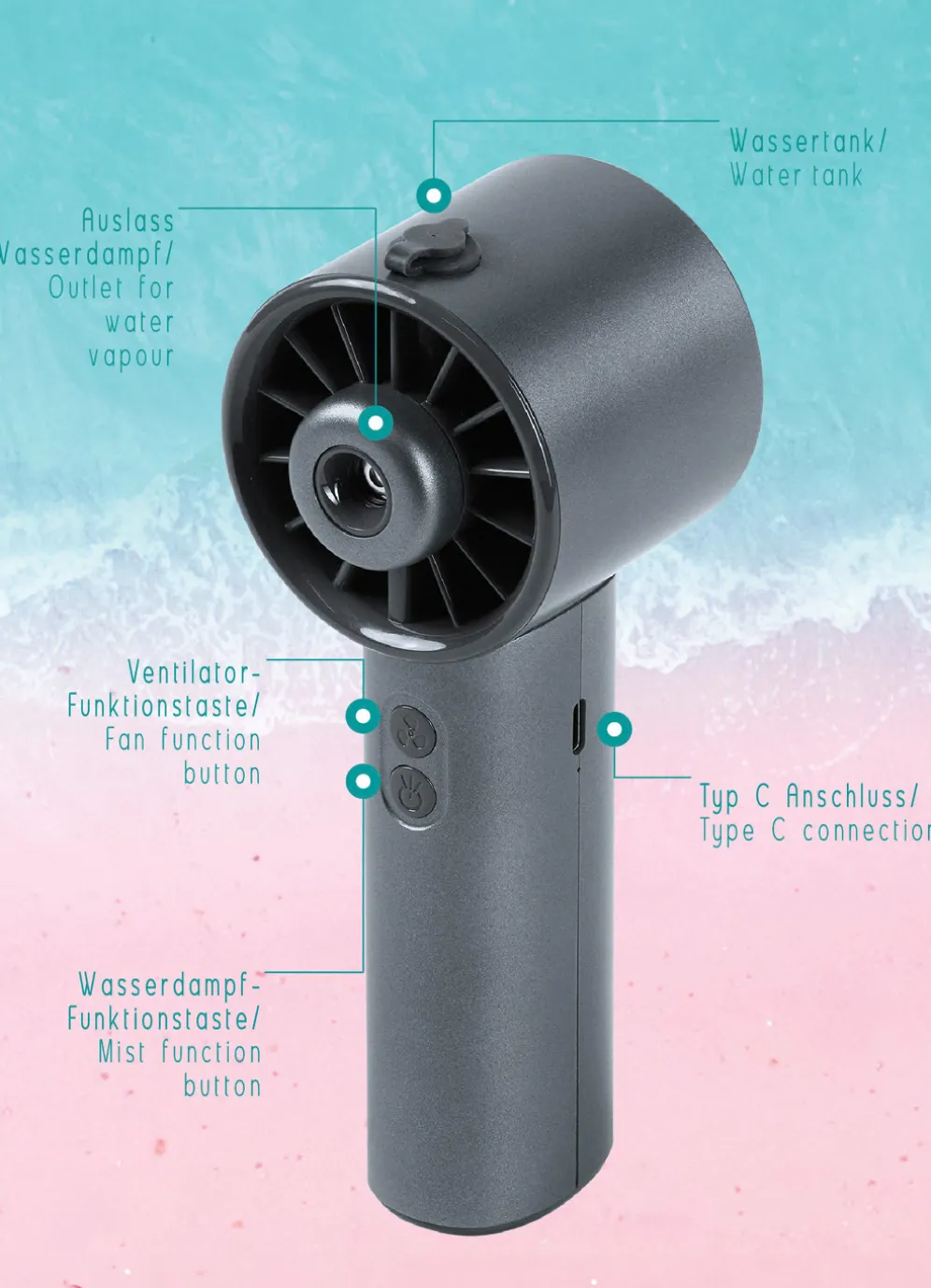 Wasserventilator Lady Air Cooler