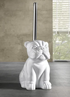 WC-Garnitur im Hunde-Design