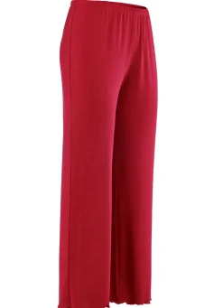 Weich fließende, 7/8-lange Hose