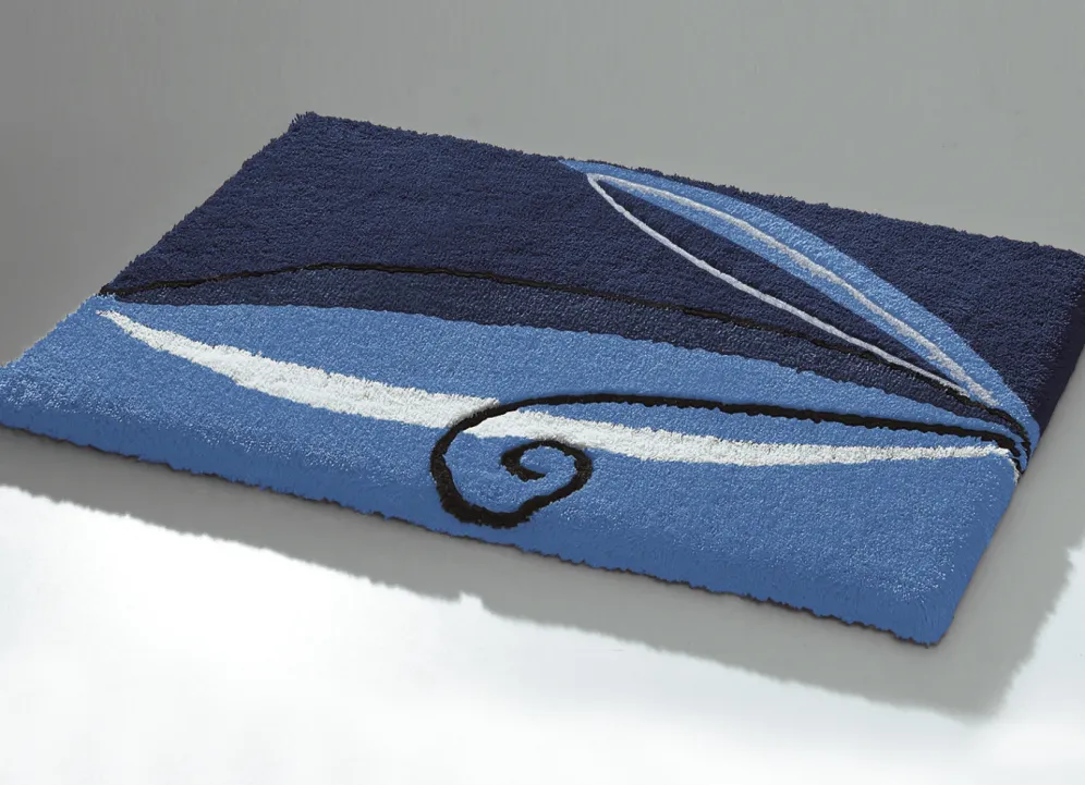 Weiche Badgarnitur mit rutschhemmender Rückseite