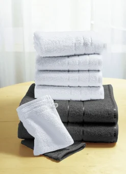 Weiche Walkfrottier-Handtücher aus dichtem Schlingenflor