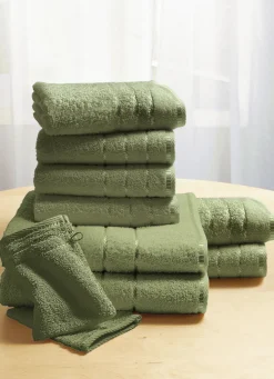 Weiche Walkfrottier-Handtücher aus dichtem Schlingenflor