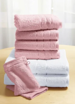 Weiche Walkfrottier-Handtücher aus dichtem Schlingenflor