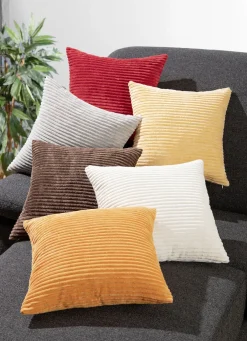 Weicher Kissenbezug mit Reißverschuss