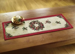 Weihnachtliche Tisch- und Raumdekoration in Gobelin-Qualität