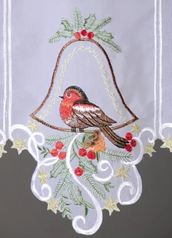 Weihnachtlicher Kurzstore mit hochwertiger Stickerei