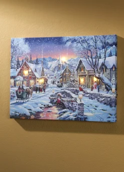 Weihnachtliches LED-Bild