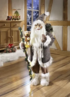 Weihnachtsmann mit Beleuchtung