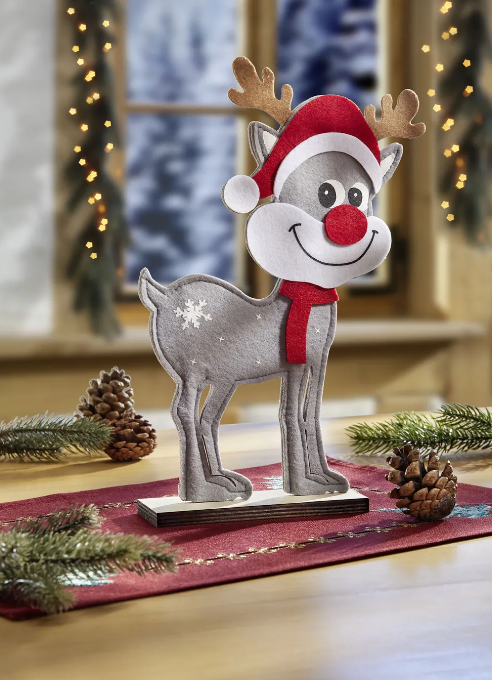 Weihnachtsrentier aus Filz