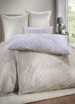 Wendebettwäsche-Garnitur aus 100% Baumwolle