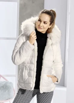 Wendejacke mit fester Kapuze