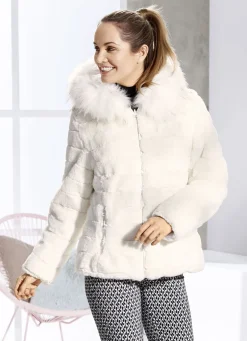 Wendejacke mit fester Kapuze