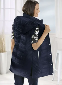 Weste mit abnehmbarer Kapuze