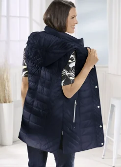 Weste mit abnehmbarer Kapuze