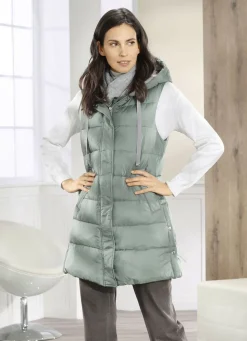 Weste mit fester Kapuze