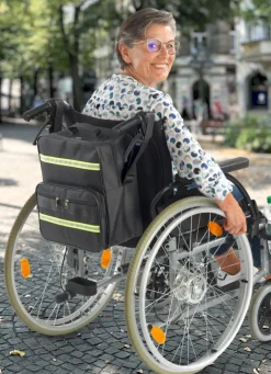 Wetterfeste Rollstuhl-/Rollator-Tasche