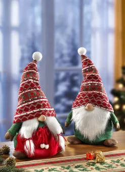 Wichtel aus Textilmaterial, 2er-Set