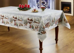 Winterliche Tisch- und Raumdekoration in Gobelin-Qualität