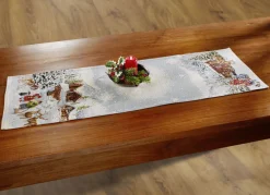 Winterliche Tisch- und Raumdekoration in Gobelin-Qualität