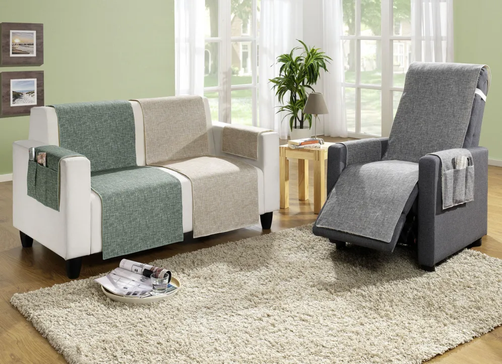 Wohnaccessoires aus 100% Baumwolle, Unterseite 100% Schurwolle