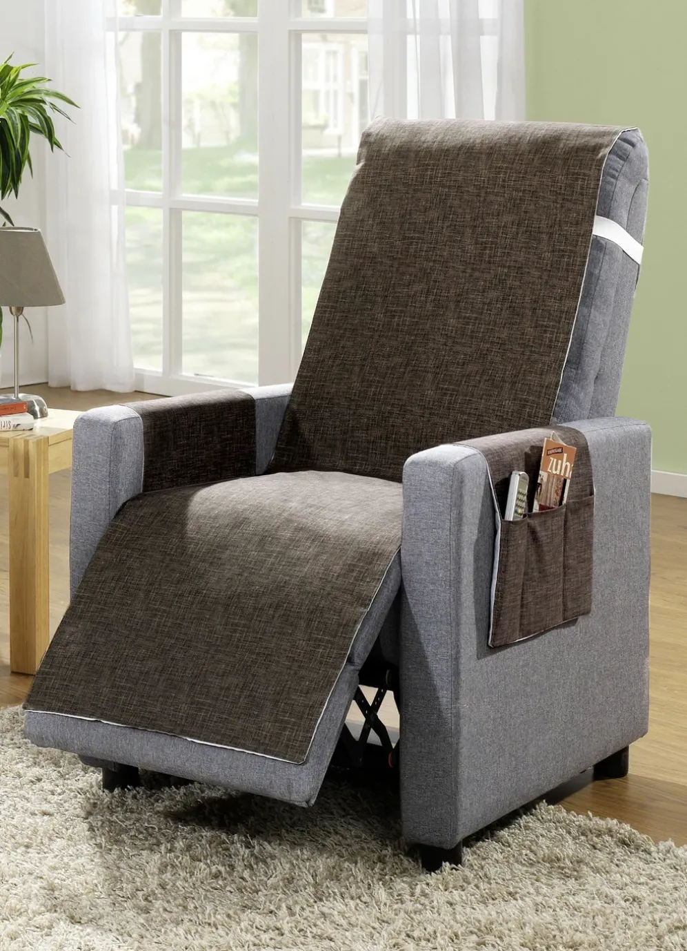 Wohnaccessoires aus 100% Baumwolle, Unterseite 100% Schurwolle