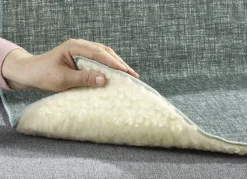 Wohnaccessoires aus 100% Baumwolle, Unterseite 100% Schurwolle