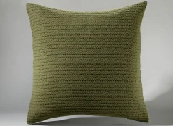 Wohndecke und Kissenbezug in toller Strickoptik