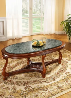 Wohnzimmertische mit Tischplatte aus Marmor-Konglomerat