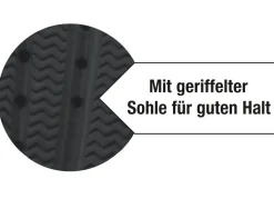 Wolken-Slipper relaxvital mit geriffelter Sohle