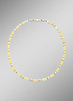 Wunderschön und modern: Halskette in Bicolor