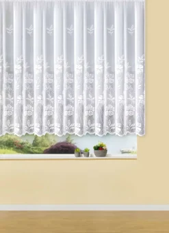 Zauberhafter Blumenfenster-Store in Jacquard-Qualität